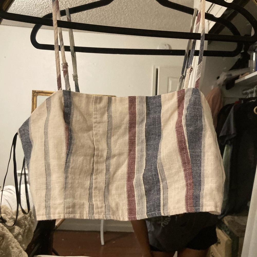 Linen crop top